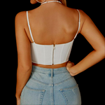 Bustier femme blanc - Vignette | Maison du Corset