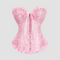 un corset de couleur rose