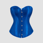 Corset Bleu Satin - Vignette | Maison du Corset