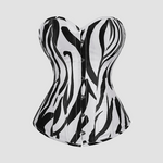 Corset Noir et Blanc Femme - Vignette | Maison du Corset