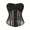 corset style gothique pour femme avec motif tête de mort