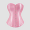 corset en satin de couleur rose