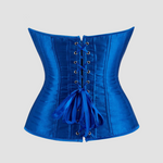 Corset Bleu Satin - Vignette | Maison du Corset