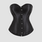corset satin de couleur noir | Maison du Corset