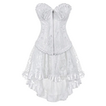 Ensemble Corset Jupe Blanc - Vignette | Maison du Corset