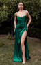 robe corset couleur verte