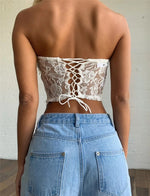 Corset Bustier Fleuri Dentelle - Vignette | Maison du Corset