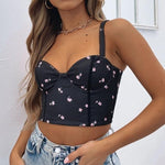 Corset Bustier Fleuri Femme - Vignette | Maison du Corset