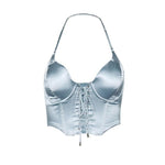 Corset Bustier Bleu - Vignette | Maison du Corset