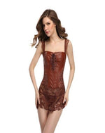 Corset Dentelle Marron - Vignette | Maison du Corset