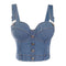 corset bustier en jean | Maison du Corset