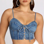 Corset Bustier Jean - Vignette | Maison du Corset