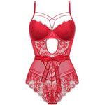 Corset Dentelle Rouge - Vignette | Maison du Corset
