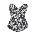 Corset Femme La fleur Noir - Vignette | Maison du Corset
