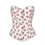 Corset Femme Floral Blanc Floral - Vignette | Maison du Corset