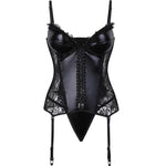 Corset Porte-jarretelles Noir Grande Taille - Vignette | Maison du Corset