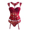 un corset original pour femme avec des porte-jarretelles sexy