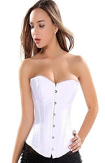 Corset Blanc Satin - Vignette | Maison du Corset