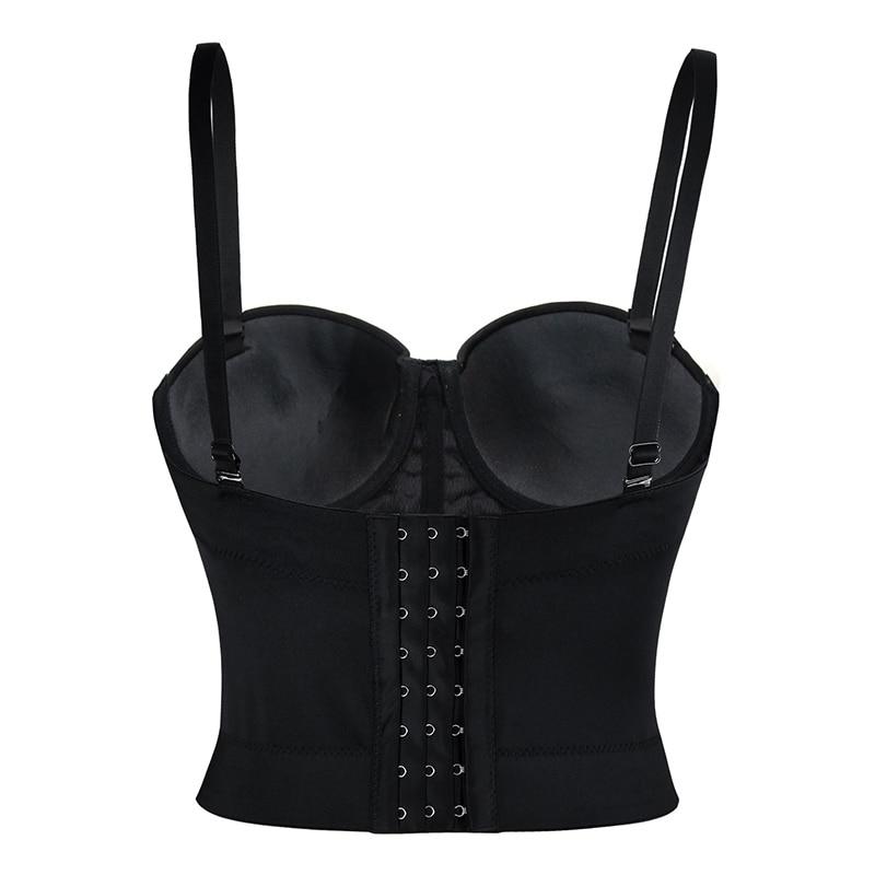 Bustier en cuir online femme