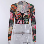 Corset Bustier Floral - Vignette | Maison du Corset