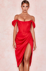 Robe Corset Rouge - Vignette | Maison du Corset