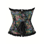 corset femme vu de dos avec lacets de serrage