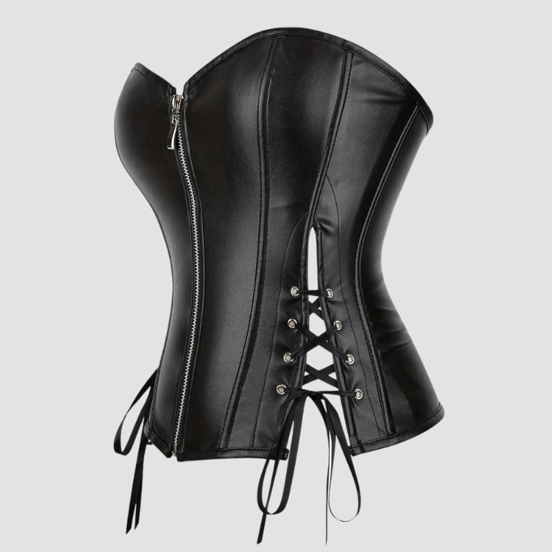 corset féminin en cuir