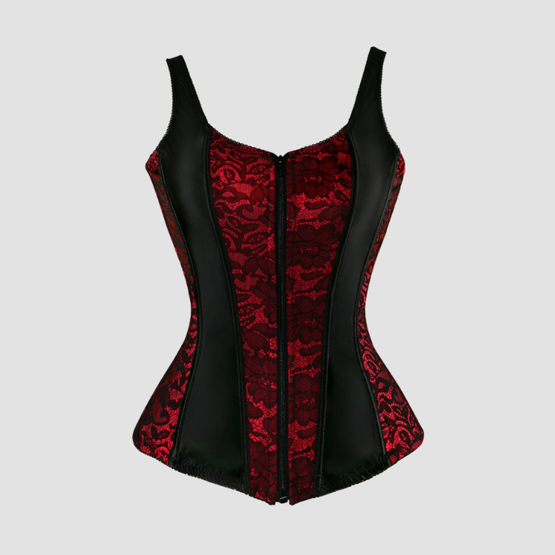 Corset Femme Rouge et Noir | Maison du Corset