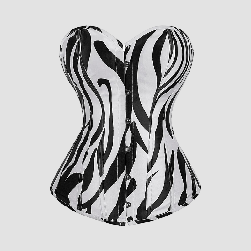 corset de couleur noir et blanc | Maison du Corset