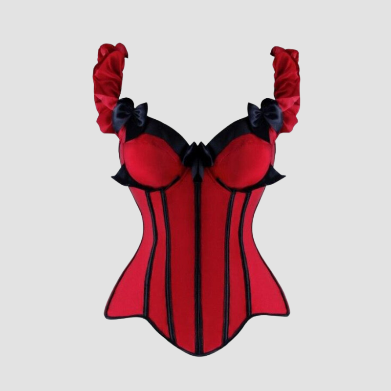 corset vintage overbust rouge | Maison du Corset