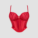 corset de couleur rouge