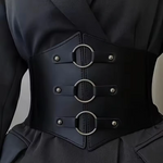 corset belt noir avec une coupe underbust