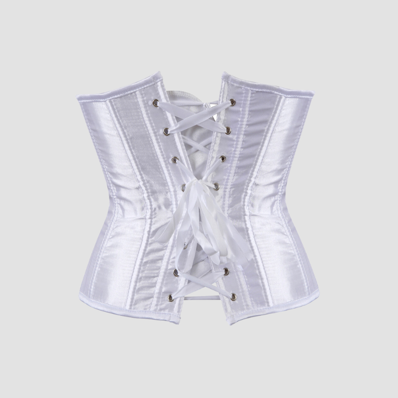 Corset Blanc Sous-poitrine Taille M, Jamais Porté, Polyester - Femme