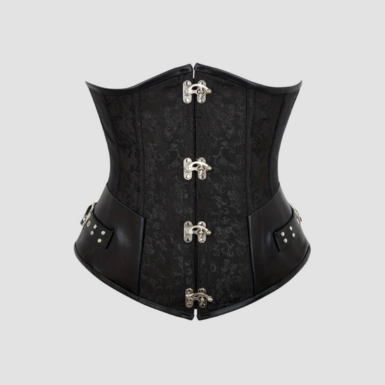 corset underbust noir festival