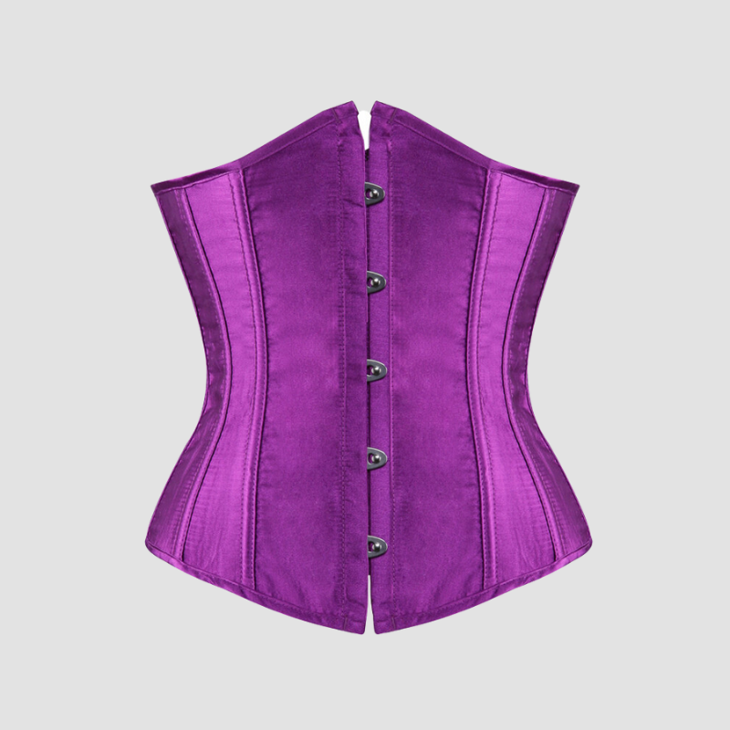 Corset underbust violet en satin | Maison du Corset