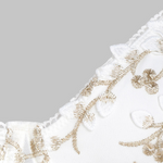 dentelle d'un top corset blanc pour femme
