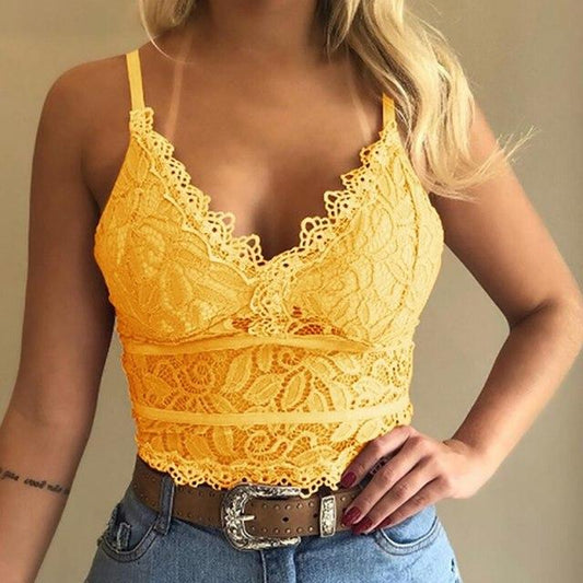  Corset dentelle push up jaune | Maison du Corset