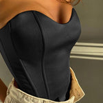 Bustier femme corset noir | Maison du Corset