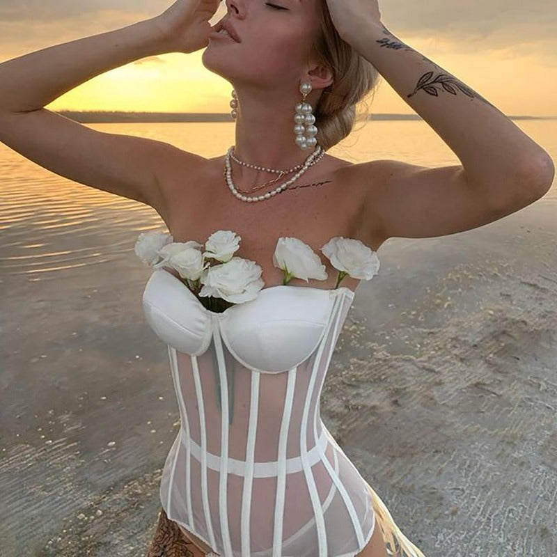 Bustier corset outlet mariage