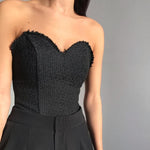 bustier long noir | Maison du Corset