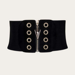 une ceinture corset de couleur noir