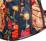 chaîne décorative d'un corset à fleurs pour femme