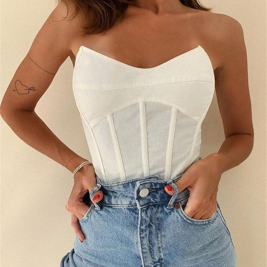 corset crop top bustier | Maison du Corset