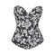 corset femme fleuri noir | Maison du Corset