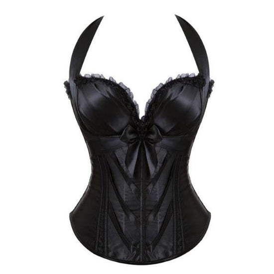 Une corset chic de couleur noir pour femme