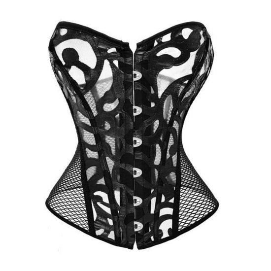 un corset de couleur noire pour femme | Maison du Corset