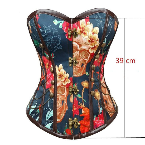 un corset à fleur de 39 cm de hauteur