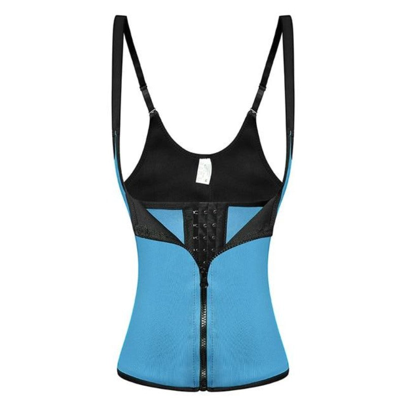 Corset Minceur Bleu Pour Le Sport | Maison du Corset