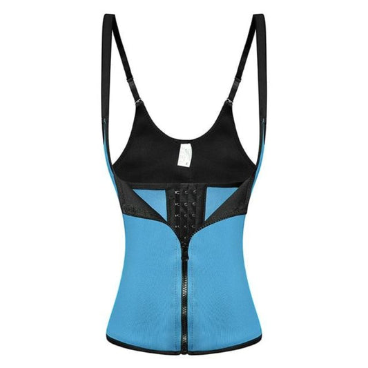 Corset Minceur Bleu Pour Le Sport | Maison du Corset