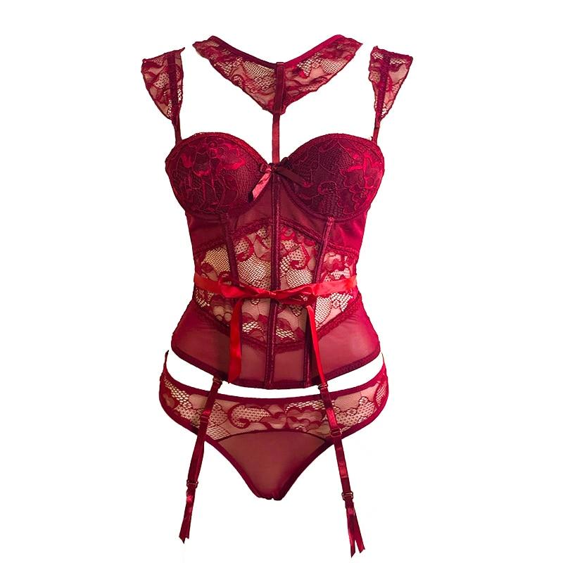 un corset original pour femme avec des porte-jarretelles sexy